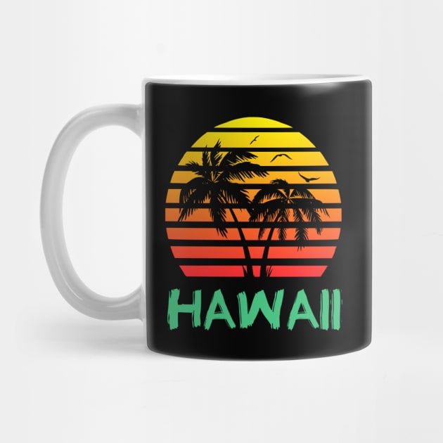 Hawaii 80s Sunset by Nerd_art